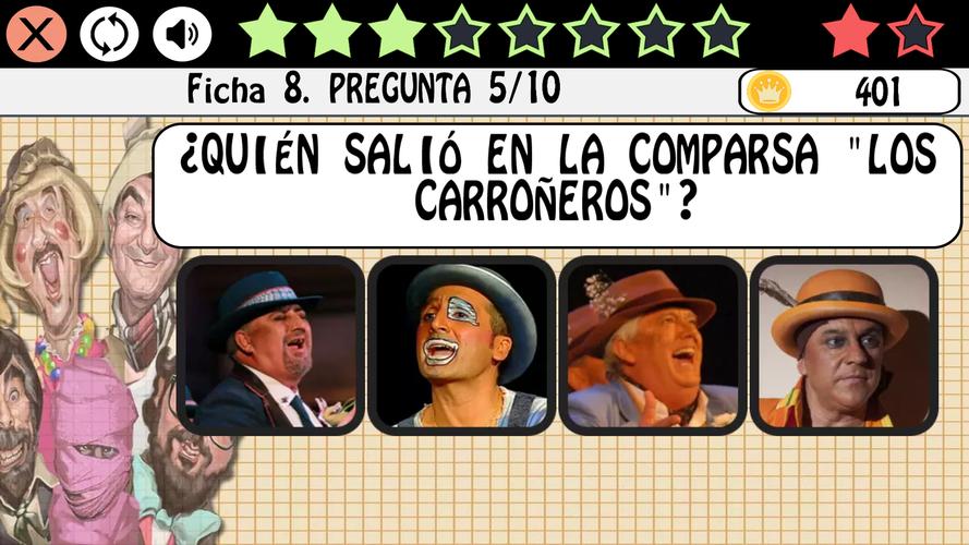 El juego del Carnaval de Cádiz экрана 4