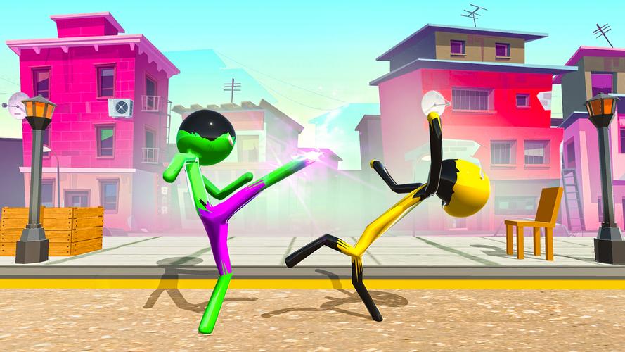 Stickman Ninja Fight: Ropehero captura de pantalla 