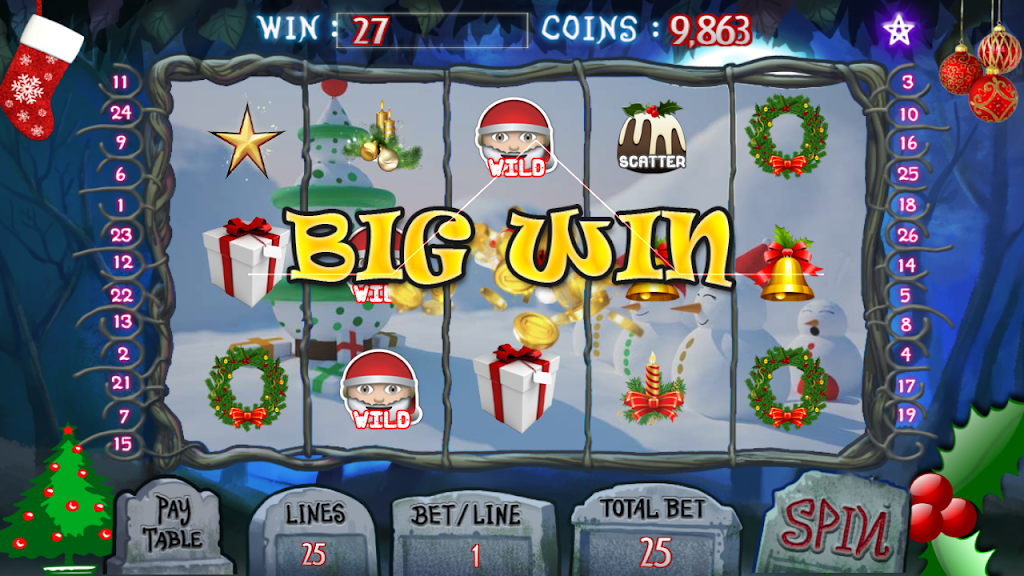 Christmas Jackpot : Real Casino Slot Master 777 zrzut ekranu 4
