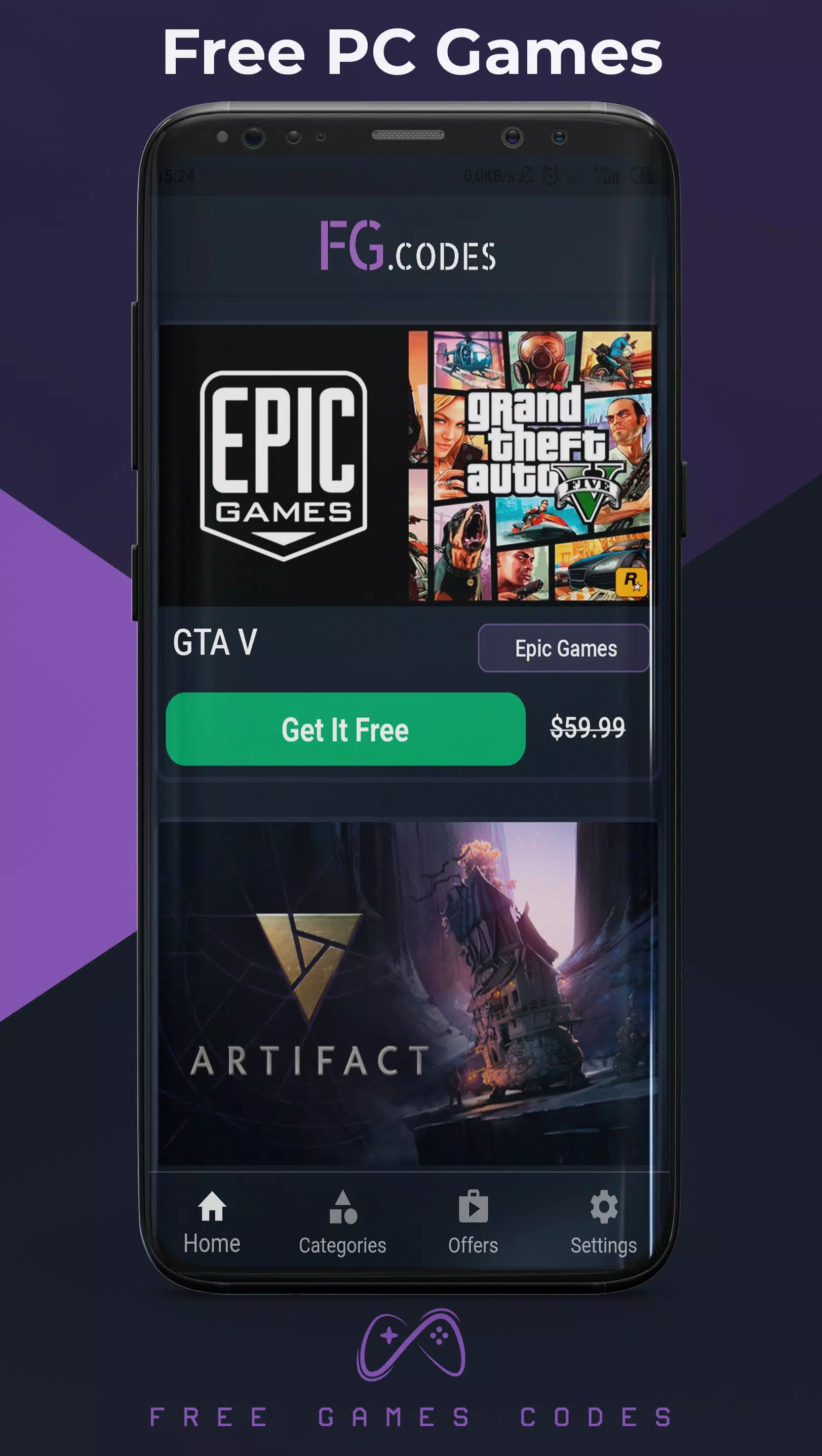 PC Games Alerts on Steam, Epic экрана 1