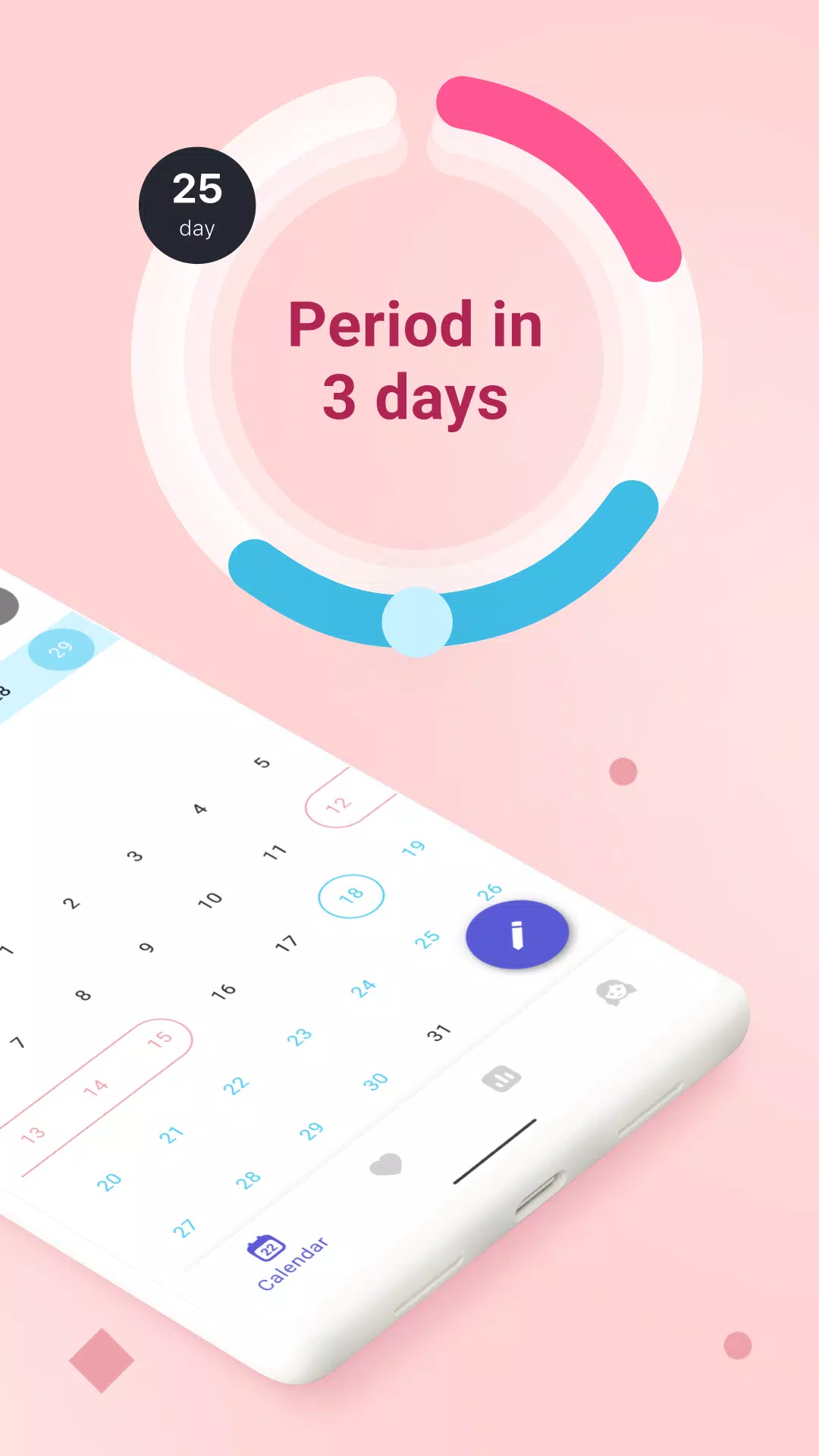 Clover－Period & Cycle Tracker ekran görüntüsü 2