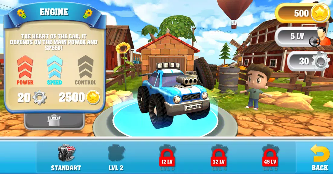 Cartoon Hot Racer 3D ảnh chụp màn hình 2