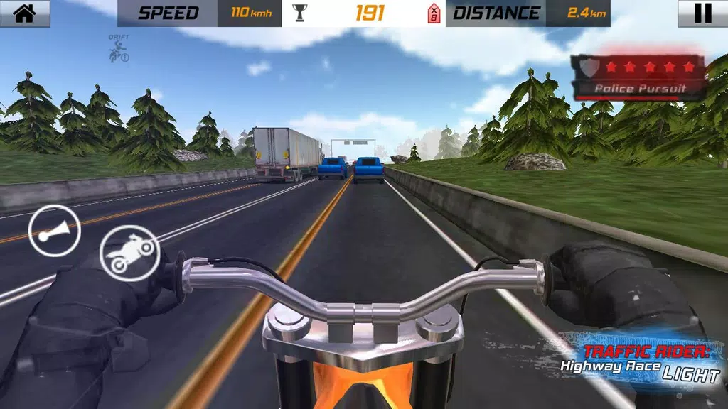 Traffic Rider: Highway Race Li ဖန်သားပြင်ဓာတ်ပုံ 3