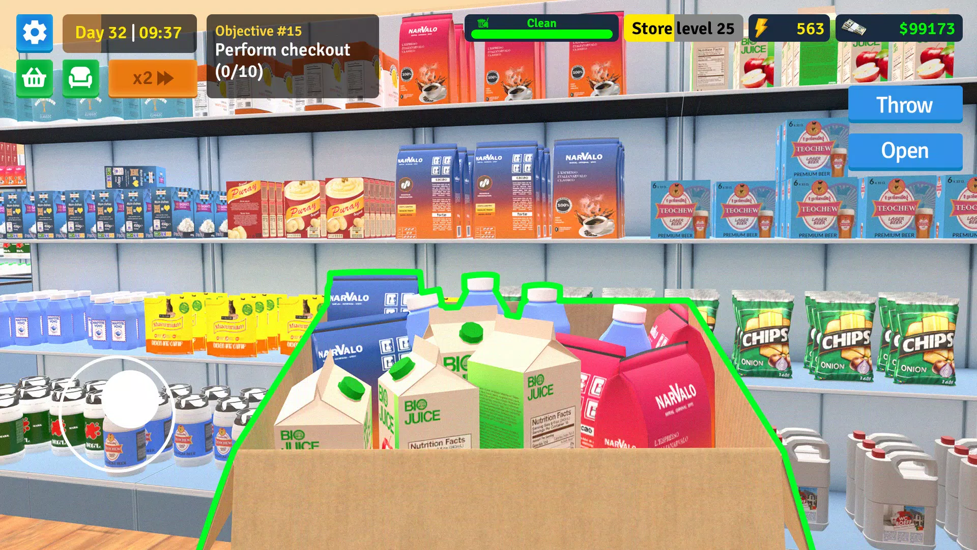 Supermarket Simulator Store ảnh chụp màn hình 1