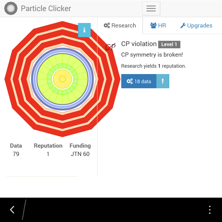 Particle Clicker экрана 2