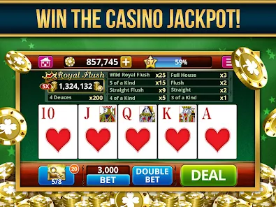 Video Poker Play Poker Offline ဖန်သားပြင်ဓာတ်ပုံ 1