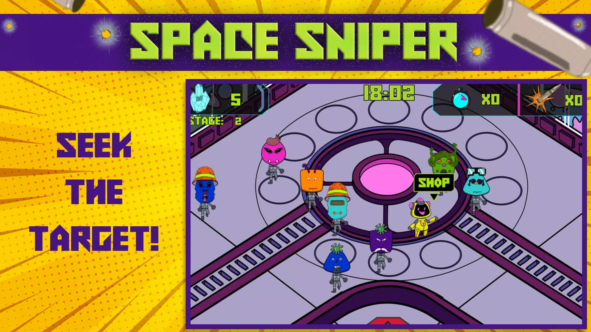 Space Sniper экрана 2