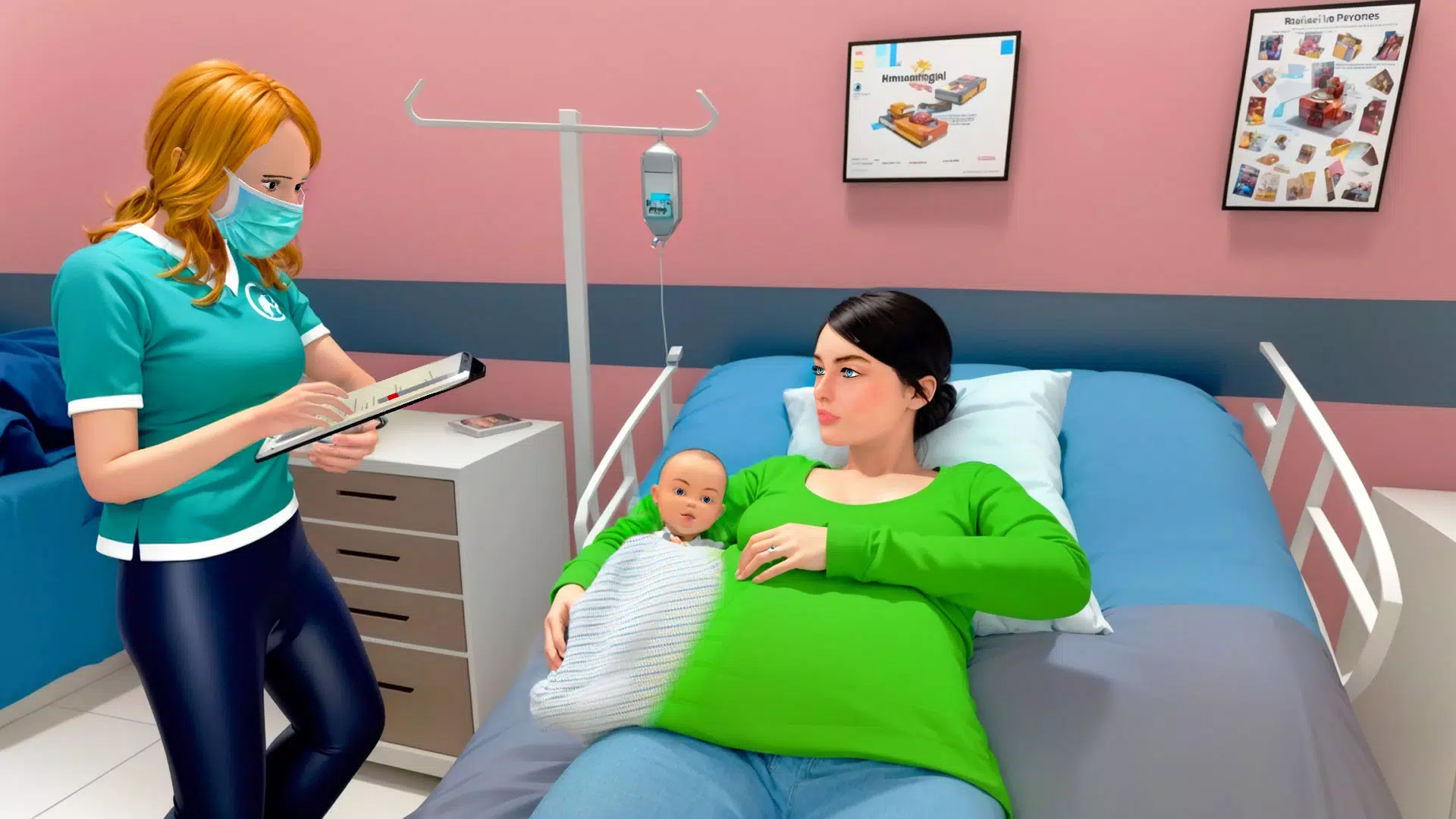 Pregnant Mom Game: Family life screenshot 2