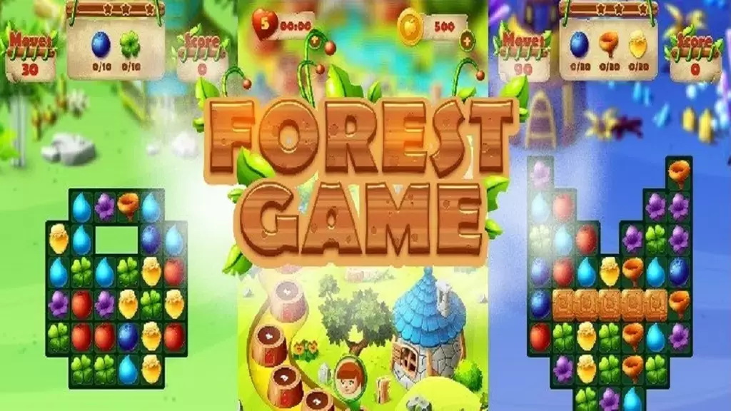 Fairy Forest - match 3 games экрана 4