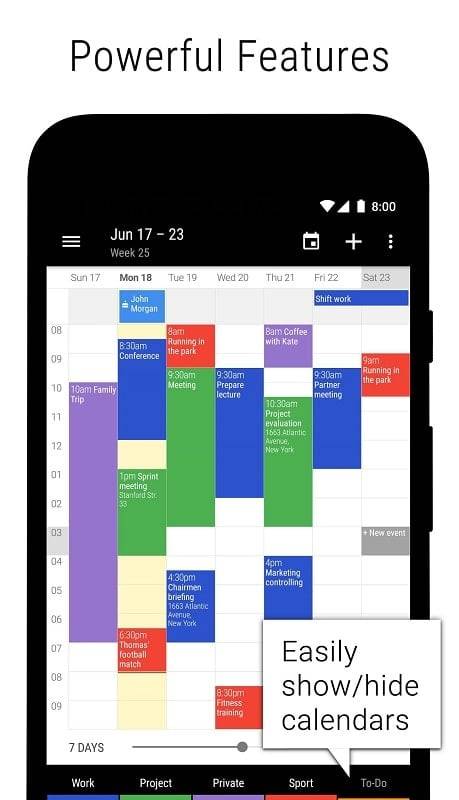 Business Calendar 2 Planner स्क्रीनशॉट 2