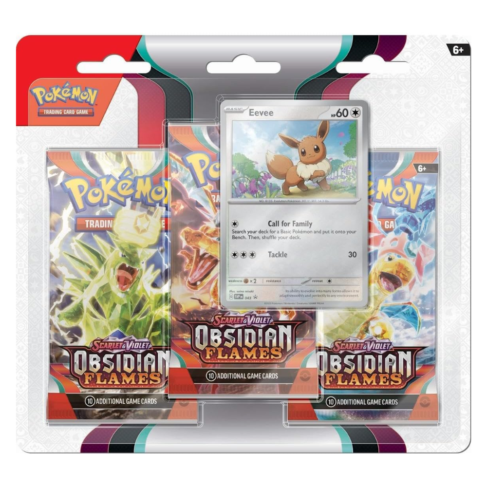 Obsidian Flames 3-Pack Blister