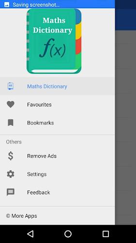 Maths Dictionary ảnh chụp màn hình 1