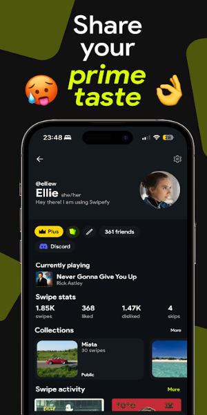 Swipefy for Spotify экрана 2