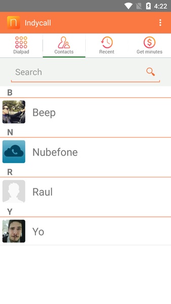 Indycall স্ক্রিনশট 2