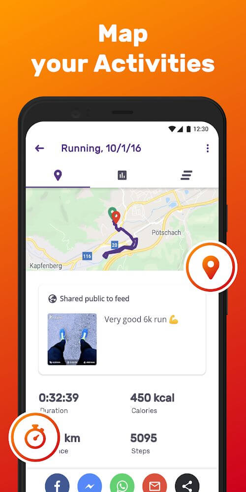 Corrida e Caminhada - FITAPP Captura de tela 4