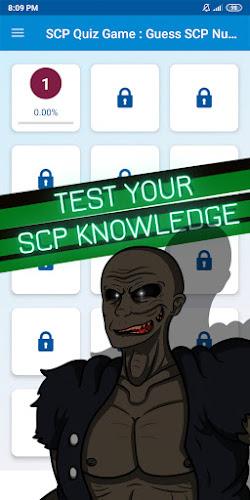 scp quiz game экрана 2