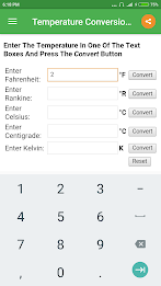 Temperature Converter স্ক্রিনশট 1