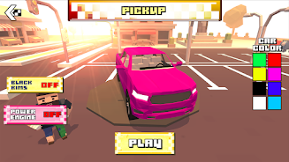 Blocky Car Racer - racing game स्क्रीनशॉट 3