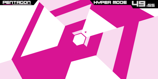 Super Hexagon экрана 2