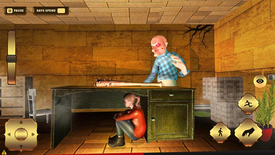 Scary Grandma Grandpa House 3D Screenshot 2