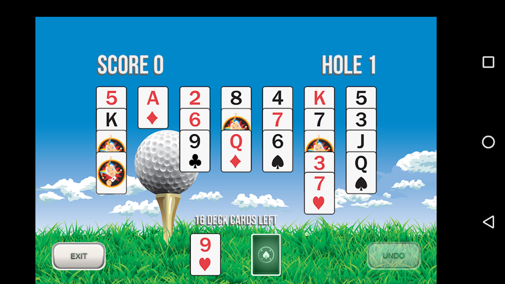 Golf Solitaire 18 ảnh chụp màn hình 1