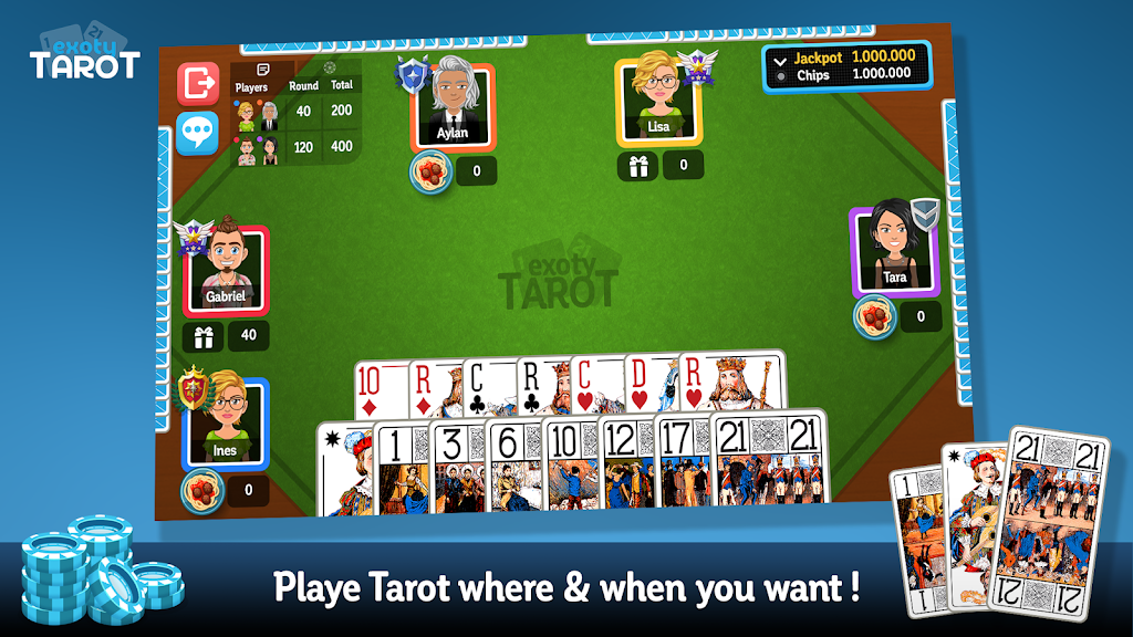 Multiplayer Tarot Game zrzut ekranu 1