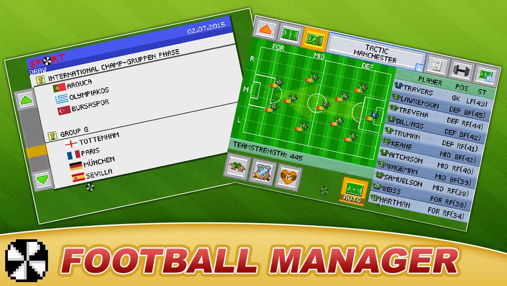 Soccer Pocket Manager captura de pantalla 