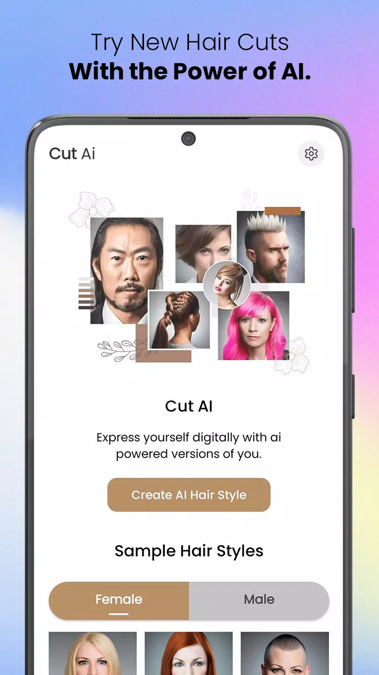 CutAI - AI Hair Style Changer应用截图第1张