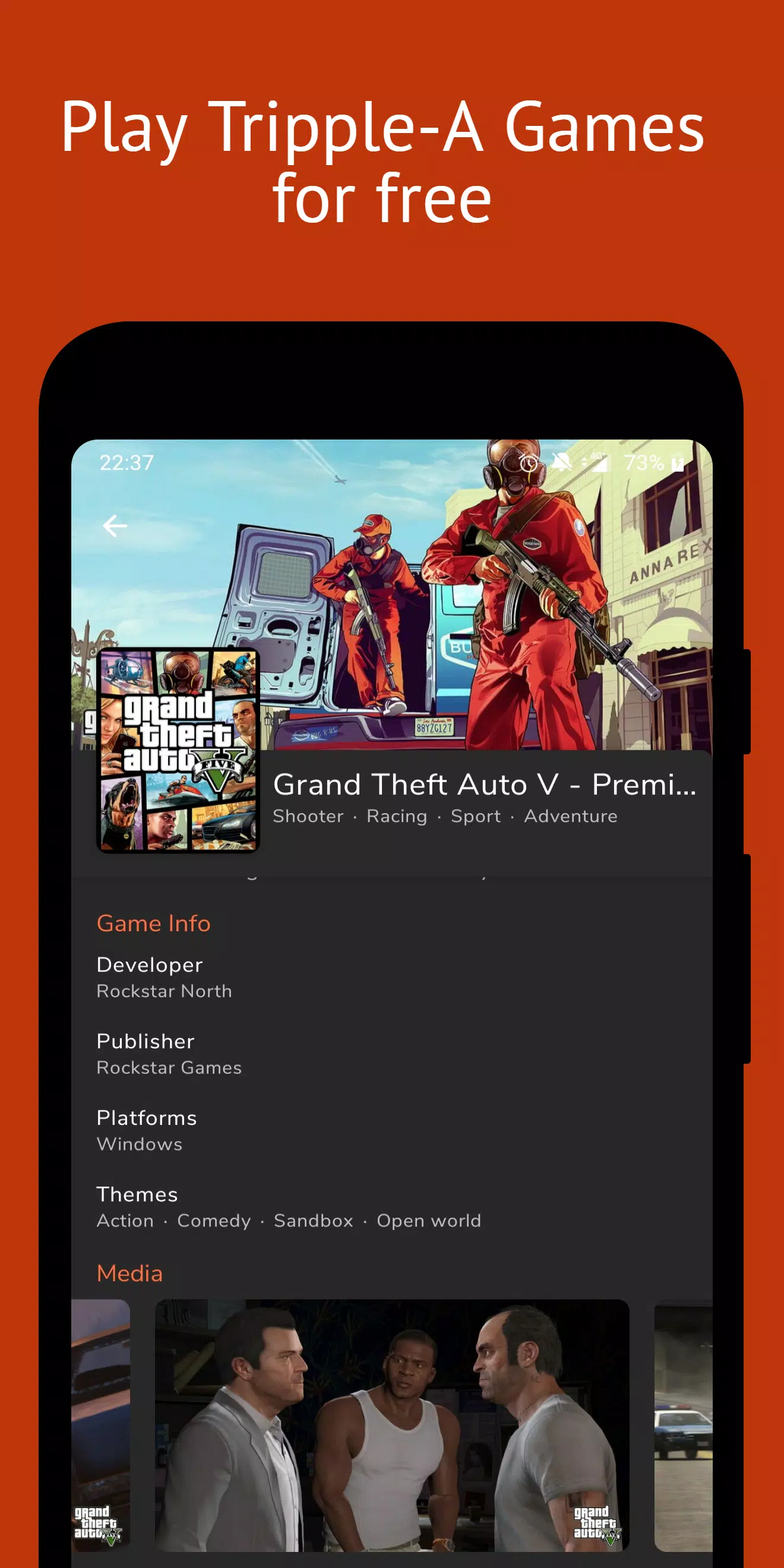 PC Games Radar for Epic Games, zrzut ekranu 2