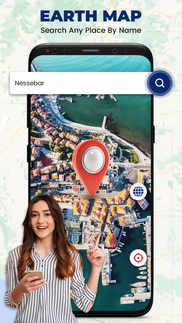 Live Earth Maps & Navigation ekran görüntüsü 1