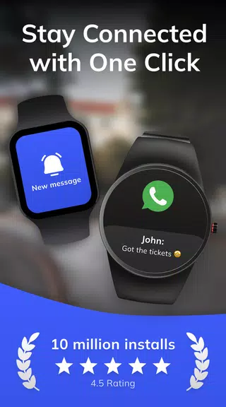 Smart Watch app - BT Notifier ဖန်သားပြင်ဓာတ်ပုံ 1