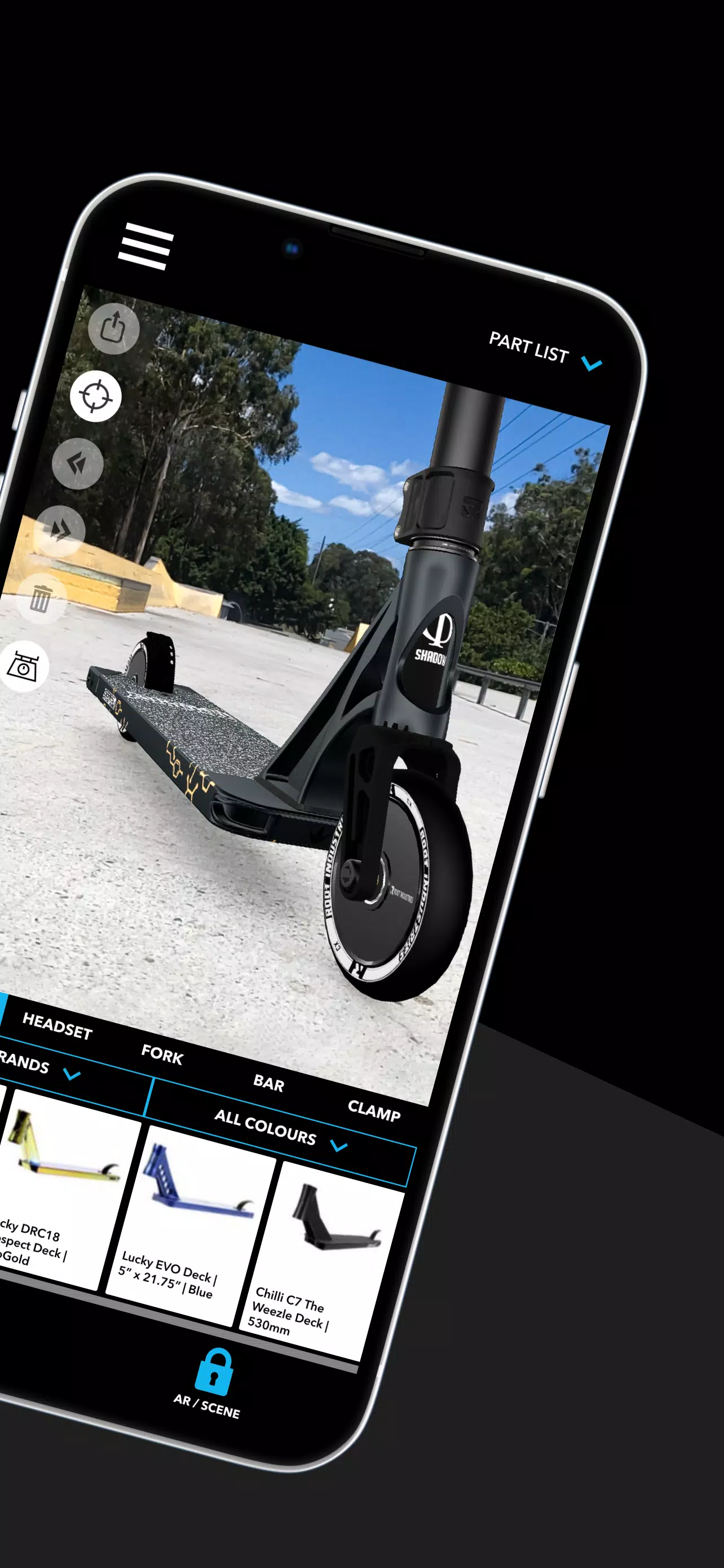 Scooter 3D custom builder スクリーンショット 2