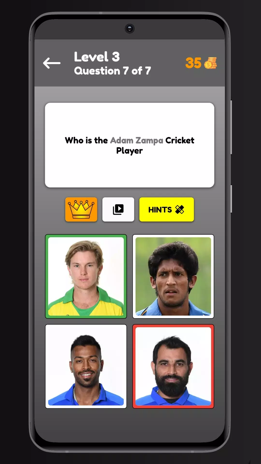 Cricket Quiz Screenshot 2