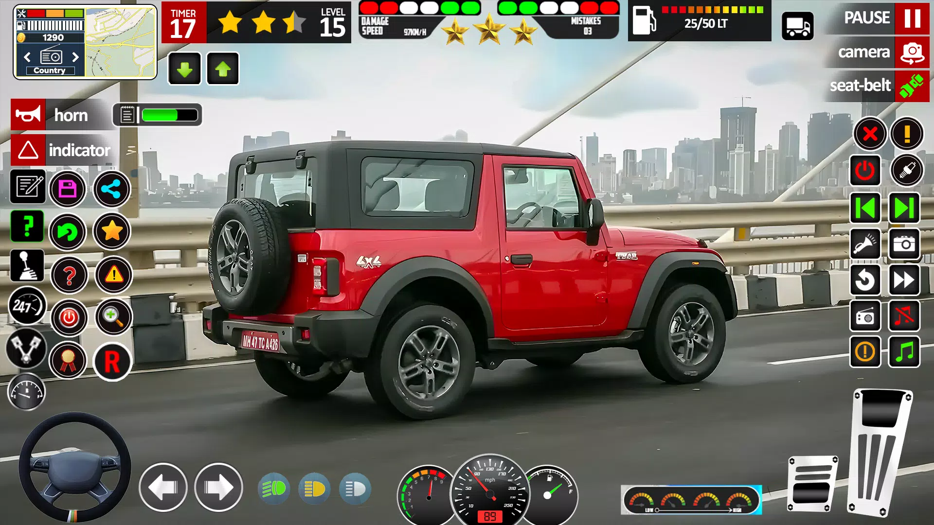 Jeep Driving Game 3d Simulator ဖန်သားပြင်ဓာတ်ပုံ 3