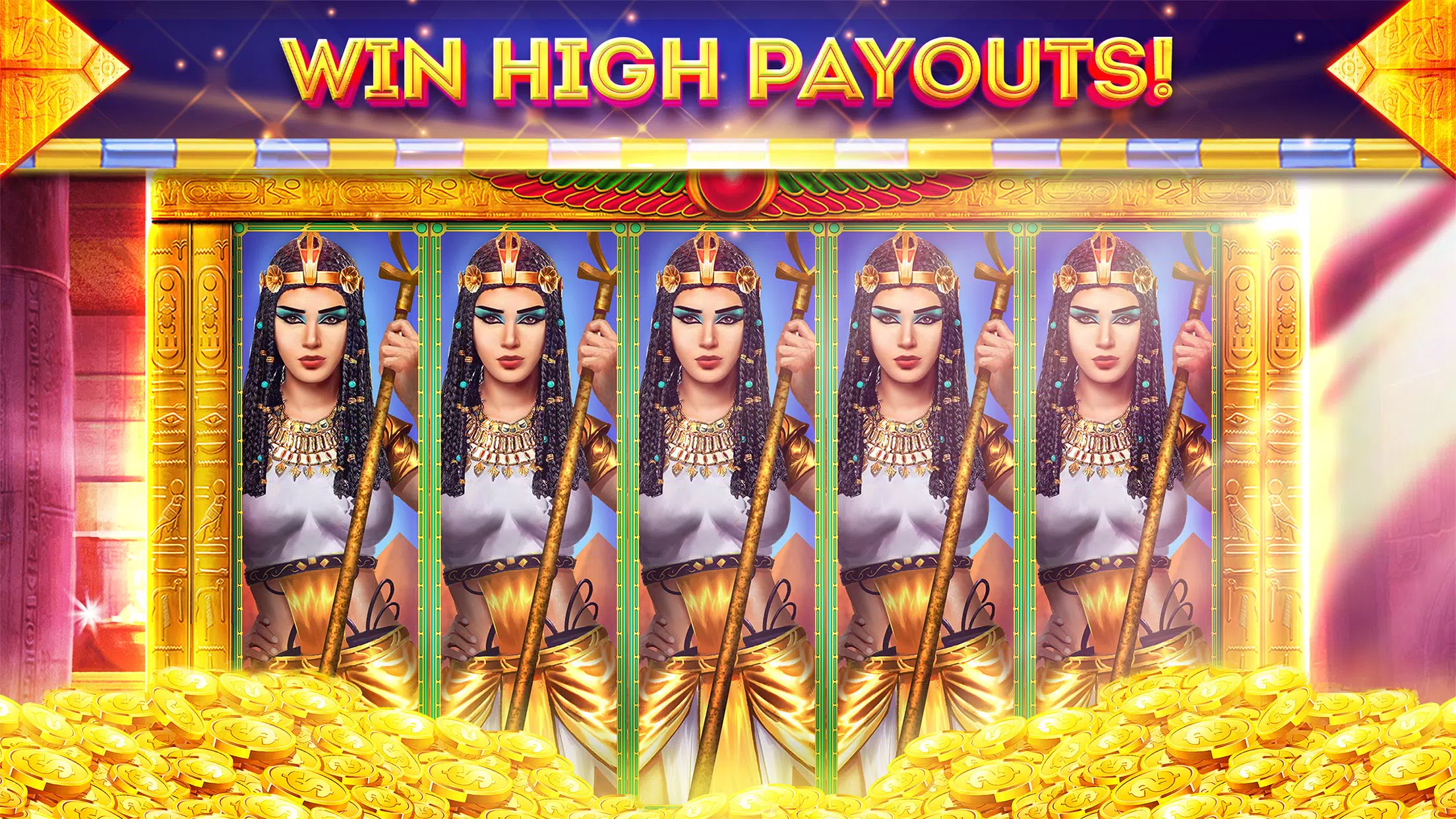 Pharaohs of Egypt Slots Casino captura de pantalla 