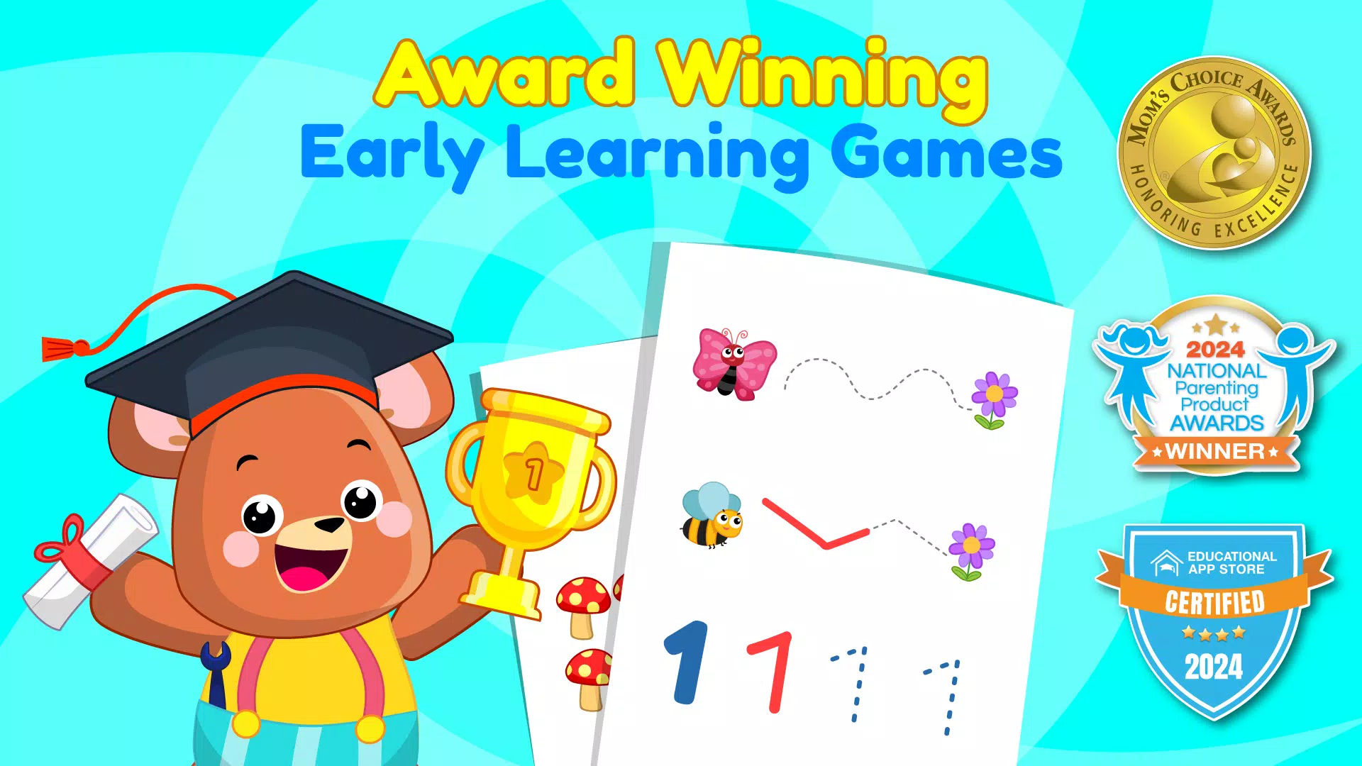 ElePant Kids Learning Games 2+ Screenshot 1