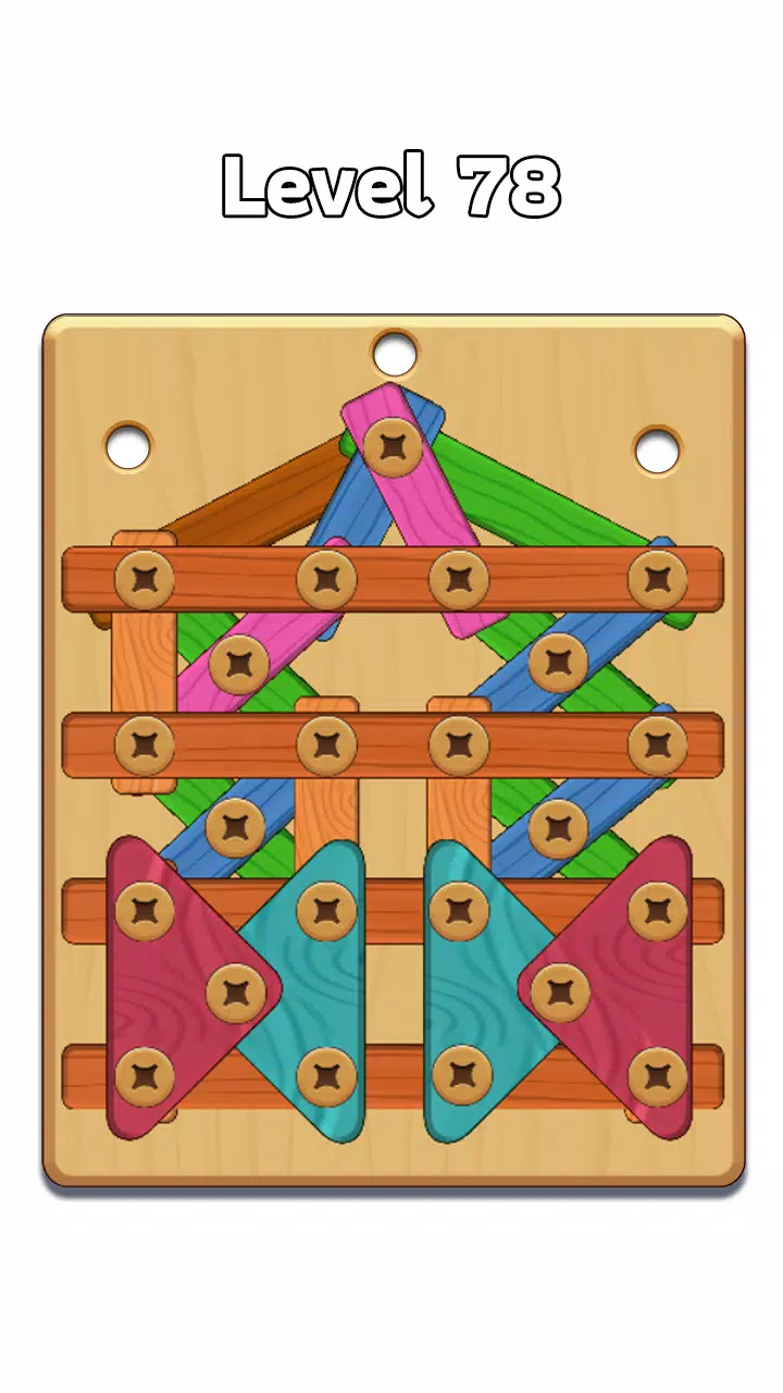 Wood Nuts & Bolt: Screw Puzzle স্ক্রিনশট 3