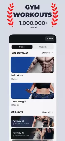 Gym -Fitnessgeräte,Gym Workout Screenshot 2