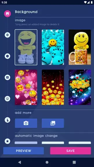 Screenshot Cute Emoji Live Wallpaper 1