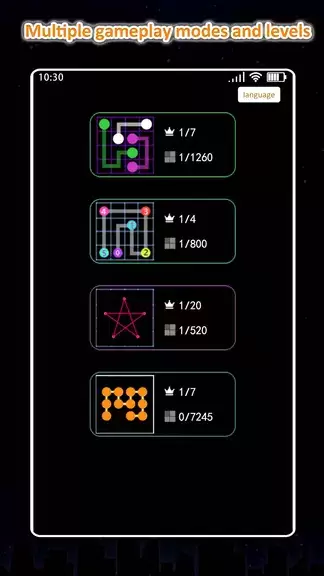 Dot Connect:match color dots ဖန်သားပြင်ဓာတ်ပုံ 1