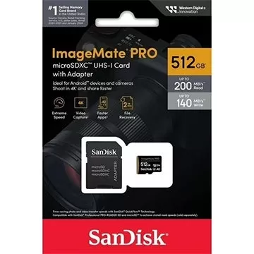 Nindendo switch ကို Sandisk 512GB Micro SDXC ကဒ်ယခု $ 21.53