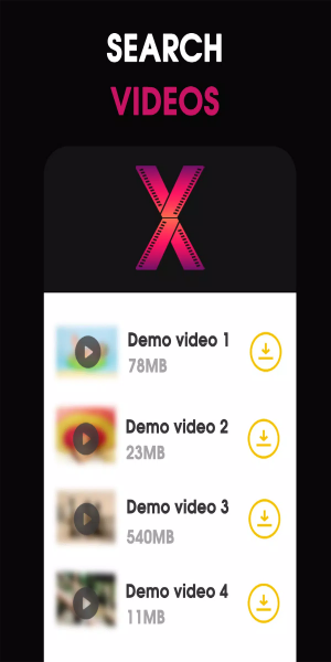 X Sexy Video Downloader ဖန်သားပြင်ဓာတ်ပုံ 2