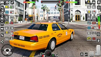 Taxi Simulator 3D-US Taxi Game screenshot 4