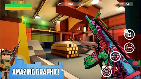 Block Gun 3D: FPS Shooter PvP ekran görüntüsü 2