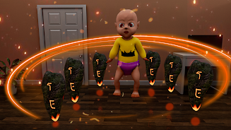 Scary Baby Pink Horror Game 3D ảnh chụp màn hình 1