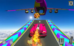 Rocket Car Racing Stunts screenshot 2