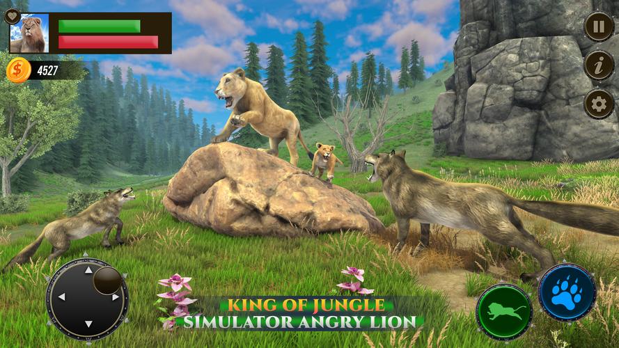 Jungle Kings Kingdom Lion captura de pantalla 