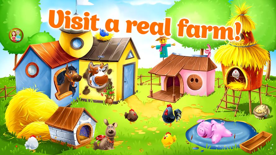 Granja de animales para niños captura de pantalla 