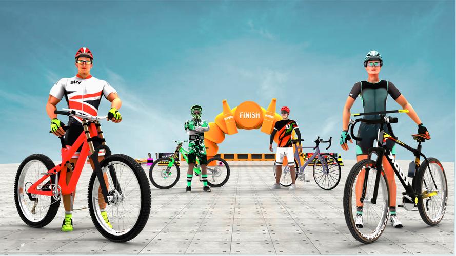 BMX Bicycle Stunts: Cycle Game captura de pantalla 