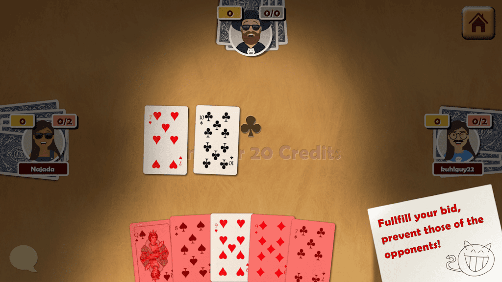 Oh Hell - Online Spades Game экрана 2
